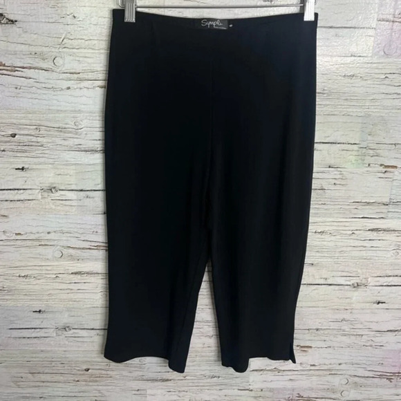 Sympli black crop black pants size  6 - Picture 1 of 7